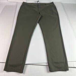 Vuori Pants Men's 40x30* Straight Green Performance Golf Chino Slacks Tag 38
